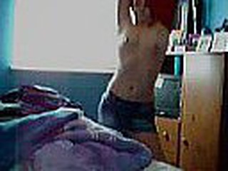 Watch my college roomate, as she strips and masturbates on webcam for her boyfriend!